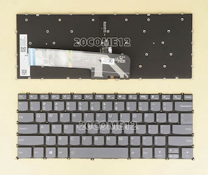 Lenovo IdeaPad / Flex 5-14ARE05 5-14IIL05 Keyboard US Backlit Gray Techstar Computers