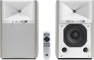 JBL 4305P 2-Way 5.25" Active Bookshelf Monitor - WHITE (Pair)