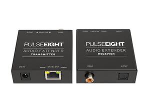 Pulse-Eight Coax/Optical Digital Audio Extender over Cat5e/6