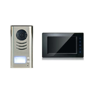 Intercom: V-Tek-Kit3SM - V-Tek Video Intercom Kit - Video Surface Mount & 7" Monitor - 2 Wire