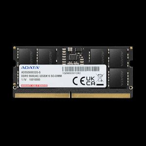 Storage And Memory: AD5S560016G-S - ADATA 16GB DDR5-5600 2048x8 SODIMM Lifetime wty
