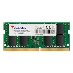 AD4S320016G22-SGN - ADATA 16GB DDR4-3200 2048x8 SODIMM Lifetime wty