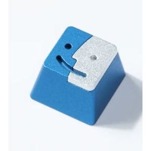 Gaming: KEYC-AT-22 - Smile Aluminium Alloy Blue Artisan Keycap (1u)