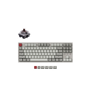 KEYC-C1-K3Z - Keychron C1-K3Z, 80% TKL Layout 87 Keys, Retro, Brown Switch, Non-&hellip;