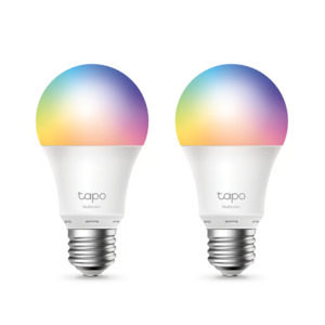 Light Bulbs: TL-TAPOL530E-2P - TP-Link Tapo L530E(2-Pack) Smart Wi-Fi Light Bulb, Multicolor, Screw in, 2 Pack