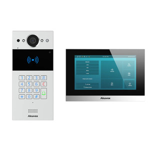 Intercom: IntercomKit-2Wire - Akuvox 2-Wire Intercom Kit doorphone with a numeric keypad & 7" WiFi Indoor Monitor
