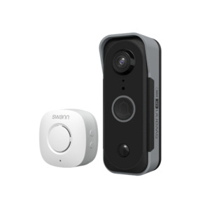 SWNVW-MR4KVDB-GL - Swann MaxRanger4K Long Range Wireless Add-On Video Doorbell - 1 Pack