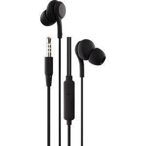 XCD Wired In-Ear with Mic Headphones (Black)