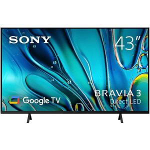Television: Sony 43" BRAVIA 3 4K HDR LED Google TV (2024)