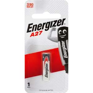 Batteries: Energizer A27 Battery (1 Pack)