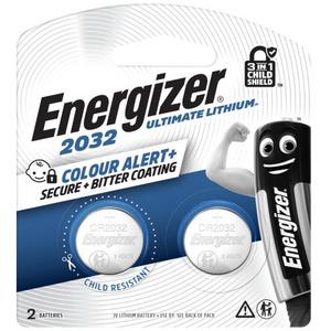 Batteries: Energizer Ultimate Lithium 2032 Coin Battery (2 Pack)
