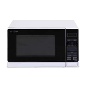 Home Appliances: Sharp 20L 750W Compact Microwave (White)