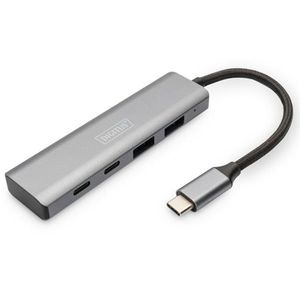 Usb Hubs: DA-70245 - DIGITUS USB-C 4 Port HUB, 2x USB A + 2x USB-C