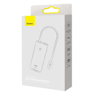 BAS06343 - Baseus Lite Series 6-Port Type-C HUB Docking Station (Type-C to HDMI+&hellip;