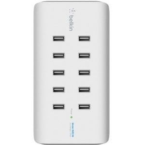 B2B139AU - Belkin RockStar 10-Port USB Charging Station - 120 W - 5 V DC/2.40 A Output