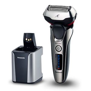 Personal Care: Panasonic ES-LT8N-S841 3 Blade Linear Power Shaver with Cleaning Base