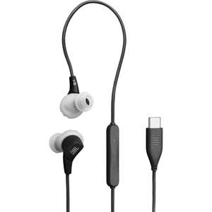 Headphones: JBL Endurance Run 3 Waterproof Wired USB-C In-ear Headphones (Black)