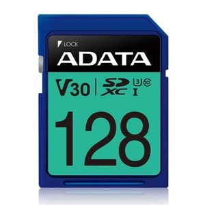 Storage And Memory: ASDX128GUI3V30S-R - ADATA Premier Pro UHS-I U3 V30 SDXC Card 128GB