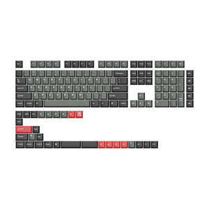 Keychron PBT-65 - Cherry Profile Double-Shot PBT Full Set Keycaps - Dolch Red