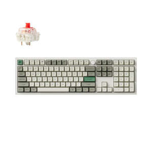 Gaming: Keychron Q6 Max QMK/VIA Shell White Gateron Jupiter Red Wireless Custom Mechanical Keyboard