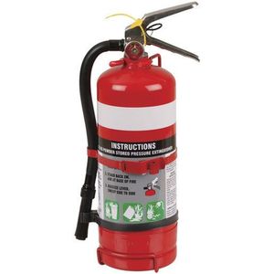 Safety Equipment: GG2352 2.5kg Fire Extinguisher 3A:40B:E - Metal Bracket