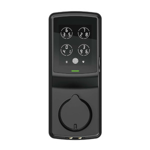 Smart Locks: Lockly PGD728F MB - Secure Plus Deadbolt lock, Fingerprint, BT, Passcode Patent MB