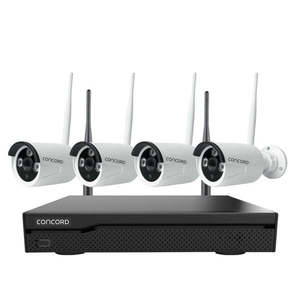 Surveillance: Concord 10 Channel WiFi NVR Kit with 4 x 5MP Bullet Cameras IP66 V4