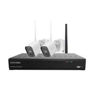 Surveillance: Concord Long Range Wireless NVR Kit with 2 x 8MP Battery Cameras V3