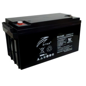 RA12-65 - Ritar - 12VDC 65Ah Sealed Lead Acid Battery - F11 Terminals
