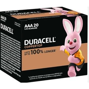 Batteries: Duracell Coppertop AAA 20PK