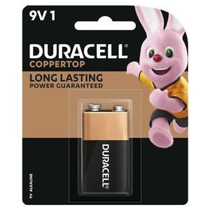 Batteries: Duracell Coppertop 9V 1 PK