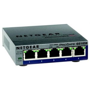 Switches: NETGEAR GS105E-200AUS 5-port Gigabit Smart Managed Plus Switch