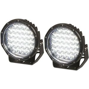 7900 Lumen 9 Inch Solid LED Driving Light, Sold as Pair