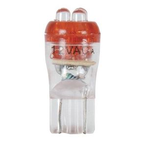 T10 Wedge Replacement LED QUAD Globe (Red)