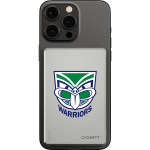 Cygnett Magnetic Wireless Power Bank [5K] (Warriors)