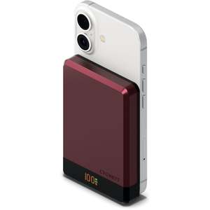 Power Banks: Cygnett MagSlim Magnetic Power Bank [10K] (Cherry)