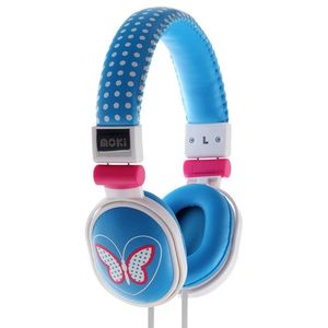 Headphones: Moki Popper Kids Over-Ear Headphones (Butterfly Blue)
