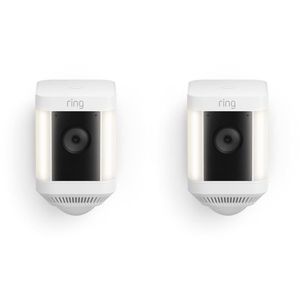 Ring Spotlight Cam Plus [Battery] (White) - 2-Pack