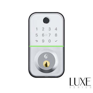 The FLINDERS LUXE Bluetooth Deadbolt - Silver, Pin, TTLock, Prox, Fingerprint, E&hellip;