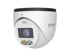 All: TVT-D2.8-F-6MP - 6MP 2.8mm Camera with Active Deterrence Features and 2 Way Speaker