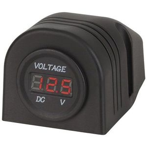Vehicle Accessories: Panel/Surface Mount LED Voltmeter 5-30VDC
