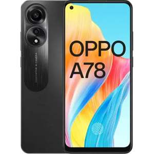 Oppo Mobile Phones: OPPO A78 4G (2023) Dual SIM  Black (8GB+128GB) BLACK/GREEN