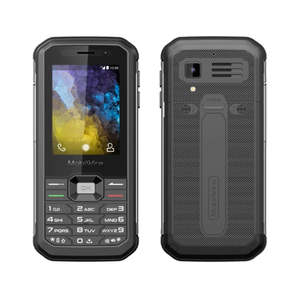 Mobile Phones: MOBIWIRE OGIMA IP68 RUGGED 4G FEATURE PHONE 4GB - Grey - UNLOCKED
