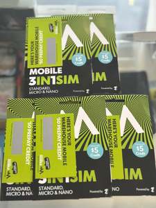 Warehouse Mobile Sim Card $9.99 Combo