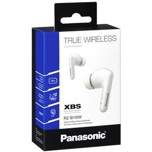 Wireless Earphones Airpods: Panasonic RZ-B110W Water Resistant True Wireless Earbuds - White