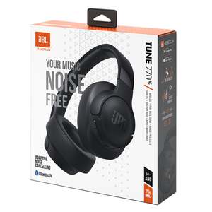 Wireless Noise Cancelling Headphones: JBL Tune 770NC Wireless Over-Ear Noise Cancelling Headphones - Black