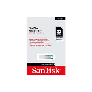 Micro Sd Memory Cards And Flash Drives: SanDisk Ultra Flair USB 3.0 Flash Drive - 32GB (Blue)