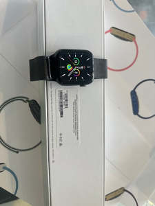 Apple Watch Series 6 Gps 44mm Stainless Black Strap