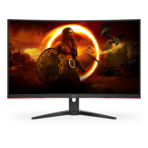 AOC C32G2ZE2 32" Curved 1920x1080 1ms VGA HDMI DP 250Hz Gaming Monitor - Techtonic