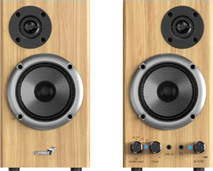Genius SP-HF520BT Bluetooth 2-Way Wooden Speakers - Techtonic